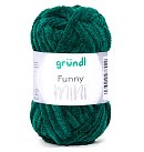 Dzija "Funny Mini", 100% poliesters, 15g, 18m, smaragda zaļa #18