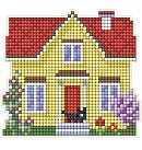 Collection d'Art Diamond Painting "Magnet Kit: DCM065", 11.3x10.3 cm