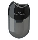 Zīmuļu asināmais "Faber-Castell", divi diametri, ar konteineru, 1.gab., melns