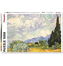 Puzle "Van Gogh - Wheat Field with Cypresses", PIATNIK 1000 daļas