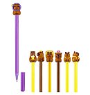 Шариковая ручка «Capybara», 0,7 мм, синяя, 1 шт., разные виды