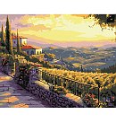 Набор для росписи по номерам "An Italian evening", холст на подрамнике, 40x50см
