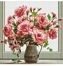 Набор алмазной мозаики "Bouquet aroma", холст на подрамнике, 40х40см