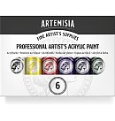 Akrila krāsu komplekts "ARTEMISIA", 6x20 ml
