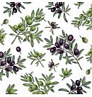 Salvetes dekupāžai "Olives all over", 33x33cm, 2 gab.