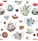 Salvetes dekupāžai "Classic tea pots", 33x33cm, 2 gab.