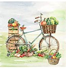Salvetes dekupāžai "Farmers Market", 33x33cm, 2 gab.