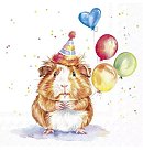 Salvetes dekupāžai "BIRTHDAY KALLI", 33x33cm, 2 gab.