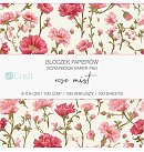 Skrapbukinga papīra kolekcija "ROSE MIST", 8x8cm, 100g/ m2, 100 loksnes