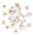 Uzlīmes caurspīdīgas "MOONLIGHT WHITE", PET, izmērs 5-6cm, 30 gab.