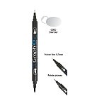 Water -based marker "Twin Tip", brush + extra fine, 0000 - Blender