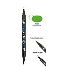 Marķieris uz ūdens bāzes "Twin Tip", ota + īpaši smalks, 8150: hlorofila zaļš
