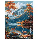 Komplekts gleznošanai pēc numuriem "The magic of nature", audekls uz apakšrāmja, 30х40cm
