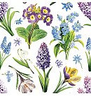Salvetes dekupāžai "Garden Flowers Wallpaper", 33x33cm, 2 gab.