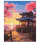 Komplekts gleznošanai pēc numuriem "Dreamy sunset", audekls uz apakšrāmja, 40х50cm