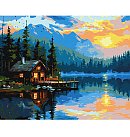 Komplekts gleznošanai pēc numuriem, "Lake cosiness", audekls uz apakšrāmja,40х50cm