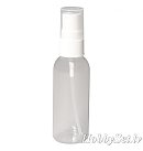 Tukša pudelīte ar izsmidzinātāju, caurspīdīga, 50ml
