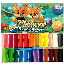 Plastilīna komplekts + nazītis "Rudix", 24 krāsas, 480 g