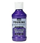 Akrila krāsa pouringam "Pouring Exieriences", purpura tonis (metālisks)