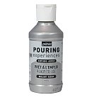 Акриловая краска для заливки "Pouring Experiences", 118 мл, silver