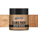 Metallic fabric paint, water-based, 50 ml, bronze