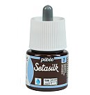 Silk paint "Setasilk", 45ml, chestnut brown