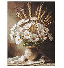 Dimantu mozaīkas komplekts "Petals of Evening Dreams", audekls uz apakšrāmja, 30х40cm