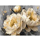 Komplekts gleznošanai pēc numuriem, "Vanilla Tenderness with extra metallic paints", audekls uz apakšrāmja, 30х40cm