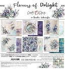 Skrapbukinga papīra kolekcija "Flowers Of Delight", 30.5x30.5 cm, 250g/ m2, 2x6 divpusējas loksnes