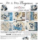 Skrapbukinga papīra kolekcija "Mr And Mrs Elegance", 30.5x30.5 cm, 250g/ m2, 2x6 divpusējas loksnes