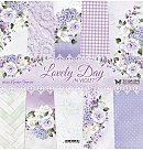 Skrapbukinga papīra kolekcija "Lovely Day In Violet", 30.5x30.5 cm, 250g/ m2, 2x5 divpusējas loksnes