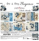 Skrapbukinga papīra kolekcija "Mr And Mrs Elegance", 15,2x15,2 cm, 250g/ m2, 4x6 divpusējas loksnes