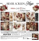 Skrapbukinga papīra kolekcija "Silver Screen Magic", 15,2x15,2 cm, 250g/ m2, 4x6 divpusējas loksnes