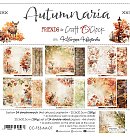 Skrapbukinga papīra kolekcija "Autumnaria", 20.3x20.3 cm, 250g/ m2, 4x6 divpusējas loksnes