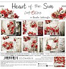 Skrapbukinga papīra kolekcija "Heart of the Sun", 15,2x15,2 cm, 250g/ m2, 4x6 divpusējas loksnes