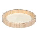 Koka paplāte, D:20 cm, augstums 2,5 cm, dabīga koka krāsā