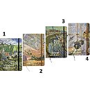 Līniju bloknots "Vincent van Gogh", A5 80 lapas, cietos vākos ar gumiju