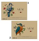 Zīmēšanas papīra bloks ar spirāli "MUSE - Drawing", A4, 150 g/ m2, 30 lapas