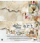 Skrapbukinga papīra kolekcija "Art", 30.5x30.5 cm, 250g/ m2, 2x6 divpusējas loksnes