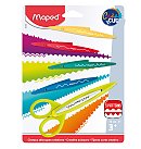 MAPED motīvu šķēres ar 5 figurāliem asmeņiem, 13 cm