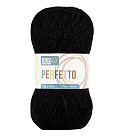 Dzija "Perfetto", 100% akrils, 50g, melna