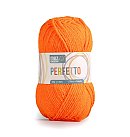 Dzija "Perfetto", 100% akrils, 50g, neona oranža