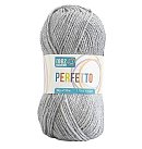 Dzija "Perfetto", 100% akrils, 50g, gaiši pelēka