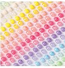 Akrila pērles "Mix PASTEL", D:9mm, 40g, dažādas krāsas