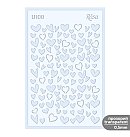 Plastikāta trafarets No. U100, "Love", vairākkārt lietojams, caurspīdīgs, biezums 0.5mm, 13x20 cm