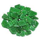 Neregulāras fotmas stikla mozaīka "Soft Glass gliter", 200g, zaļa