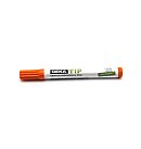 Marķieris tekstilam "DEKA-TIP", nepieciešama termofiksācija, līnijas platums 2-4mm, oranžs