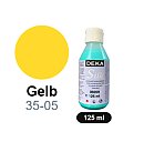 Krāsa zīda apgleznošanai "DEKA-Silk ", 125 ml, dzeltena