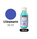 Krāsa zīda apgleznošanai "DEKA-Silk ", 125 ml, ultramarīns