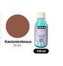 Krāsa zīda apgleznošanai "DEKA-Silk ", 125 ml, kastaņbrūna